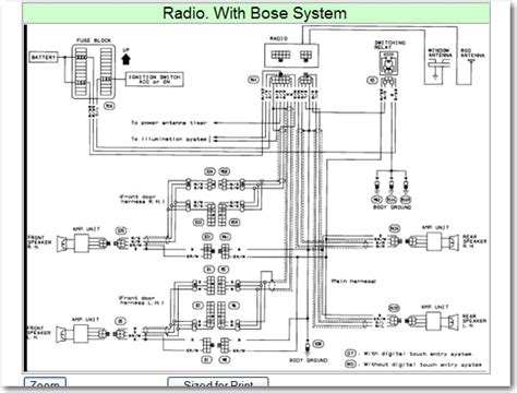 nissan altima bose amp wiring diagram wiring diagram