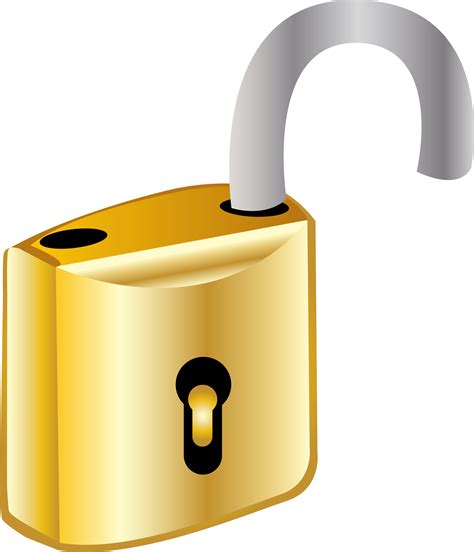 padlock clipart door lock open padlock png transparent full size clipart  pinclipart
