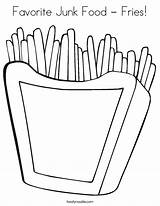 Coloring Food French Junk Fries Kentang Goreng Pages Chips Favorite Unhealthy Book Kids Outline Print Color Character Cartoon Potato Built sketch template