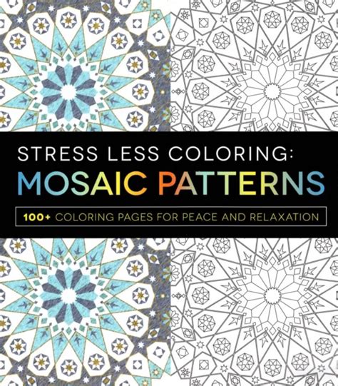 stress  coloring mosaic patterns  coloring pages  peace
