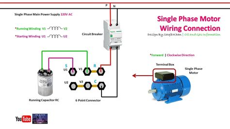 phase motor wiring diagram  cantik