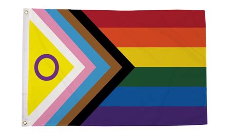 Intersex Progress Rainbow Flag 150 X 240 Qx Shop