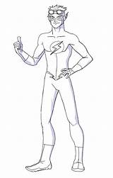 Flash Coloring Pages Superhero Young Kids Printable Kid Justice Getcolorings Getdrawings Color Colorings Colo sketch template