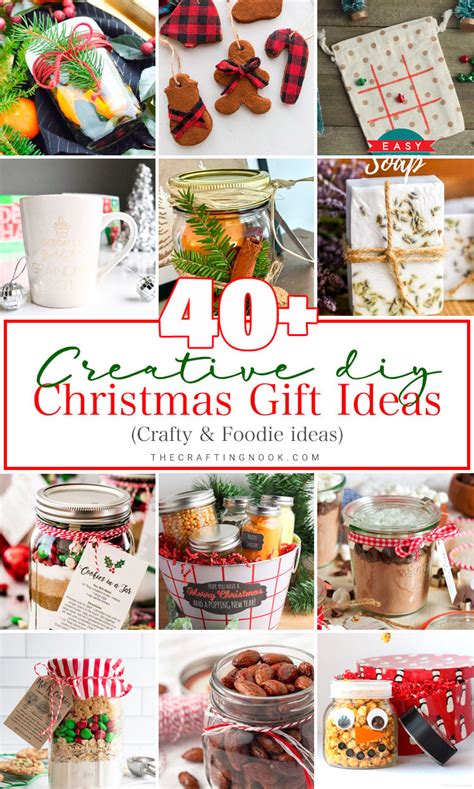 creative diy christmas gift ideas crafty foodie  crafting nook