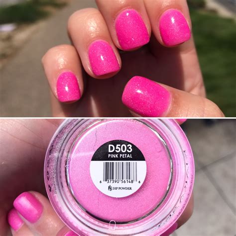 kiara sky dipping powder  pink petal sns nails colors nail dipping
