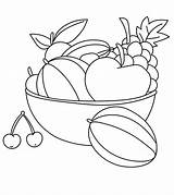 Coloring Pages Cherry Vegetables Fruits Cherries Fruit Printable Momjunction Ones Little Articles sketch template