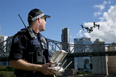police showcase drone skills   world  drones congress queensland police news