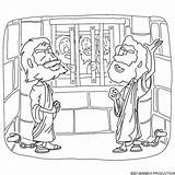 Paul Silas Prison Coloring Pages Bible Jail Clipart Kids Acts God St Crafts Cliparts Sheets Preschool Nicholas Printable School Sunday sketch template