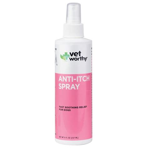 vet worthy anti itch spray  dogs  fl oz allivet