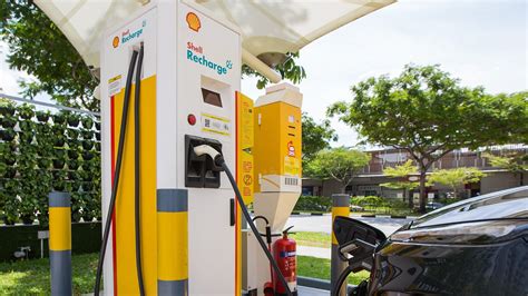 shell wins tender  provide electric vehicle charging   hdb