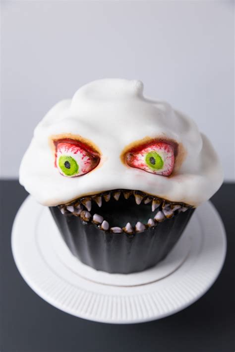 scary halloween cake {ferocious cupcake} say it with cake