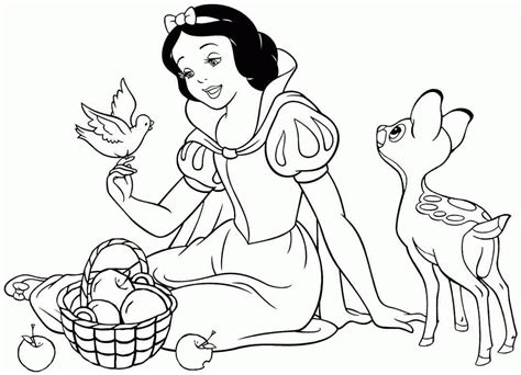 disney princess coloring pages snow white coloring home