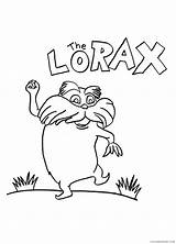 Lorax Coloring Pages Coloring4free Seuss Dr Printable Kids Barbaloot Bear sketch template