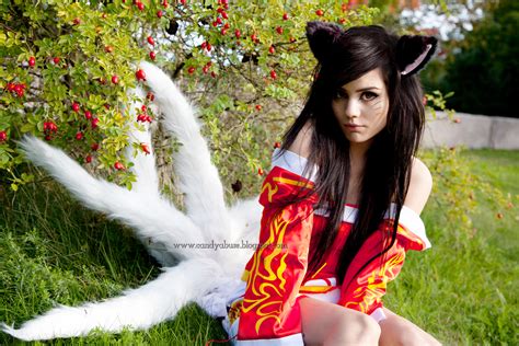 Ahri Cosplay League Of Legends Part 1 Candyabuse