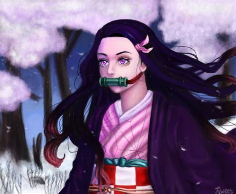 nezuko kamado desenho de sweet eto gartic