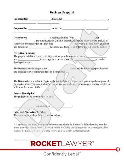 business proposal template faqs rocket lawyer