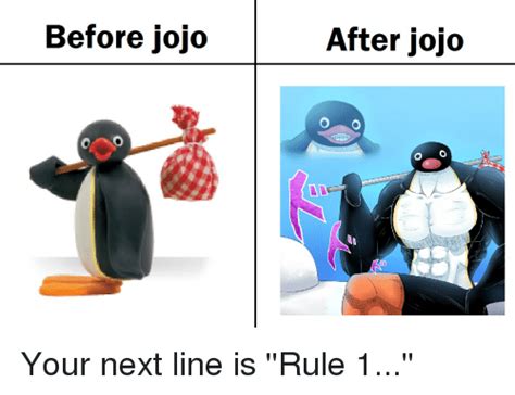 Before Jojo After Jojo Anime Meme On