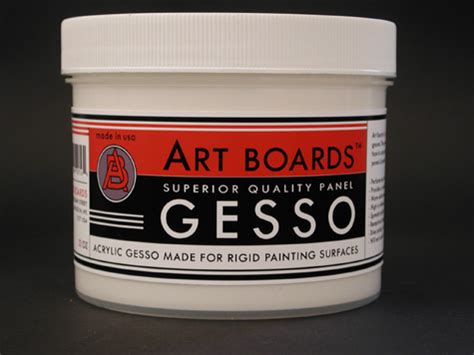 art boards acrylic gesso  rigid painting surfaces