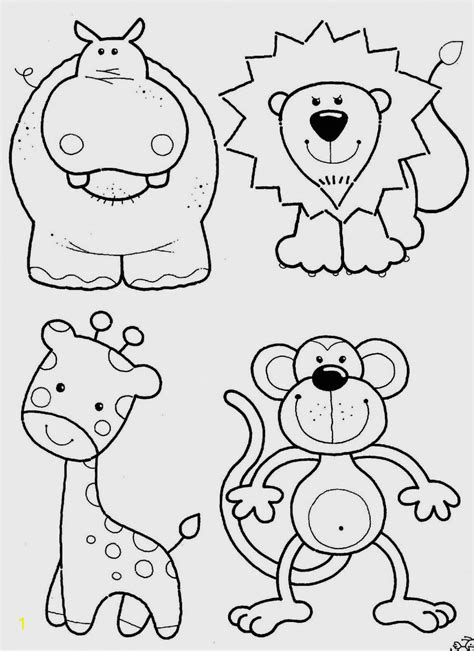 zoo animal coloring pages  preschool divyajanan