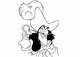 Hook Captain Coloring Pages Disney Jake Drawing Colouring Cartoon Hooks Pan Peter Getdrawings Dessin Letscolorit sketch template