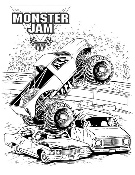 printable monster truck coloring pages everfreecoloringcom