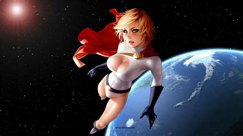 power girl in o espaço 2 dc comics wallpaper 41078747