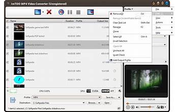 ImTOO MP4 Video Converter screenshot #0