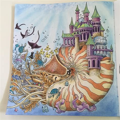completed finished coloring book pages   gambrco
