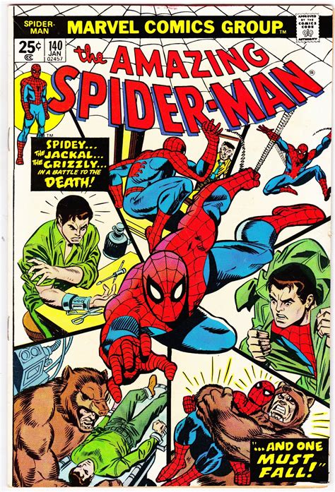 Amazing Spider Man 140 1st Series 1963 October 1974 Marvel Comics
