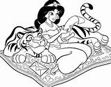 Tigre Colorir Rajah Aladdin Imprimir Laying Tudodesenhos Jafar sketch template