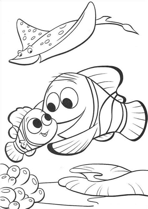fathers love  nemo coloring pages print color craft