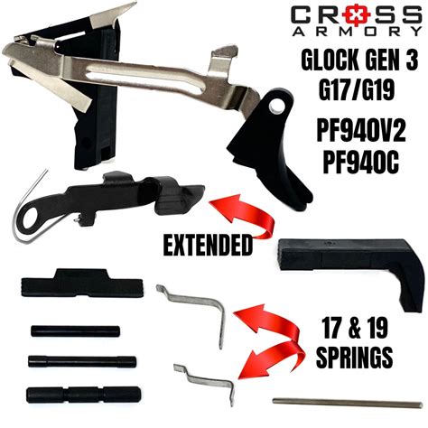 frame parts kit  glock  cross armory glock parts