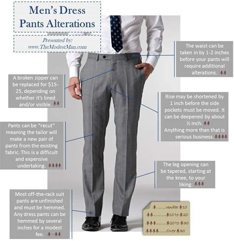alterations 101 men s dress pants trousers and slacks