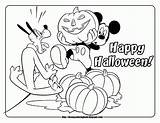 Halloween Coloring Mickey Pages Printable Mouse Clubhouse Disney Sheets Kids Friends Pluto Pete Da Colorare Colouring Comments Bambini Con Fall sketch template