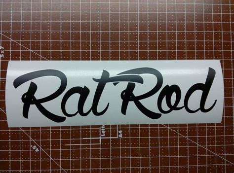 Rat Rod Decal Rat Rod Rod Car Decals Stickers