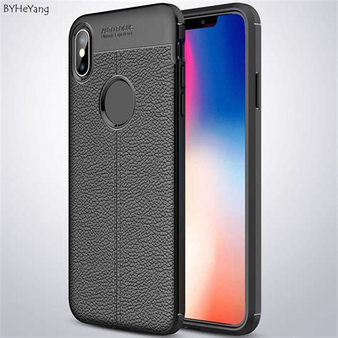 Byheyang For Iphone Xr Case Carbon Fiber Tpu Silicone Leather Soft Full