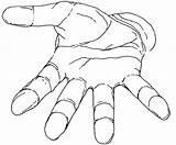 Hand Reaching Hands Outline Open Drawing Clipart Template Clip Printable Holding Drawings Cliparts Palm Reach Reference Size Offering Draw Choose sketch template