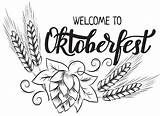 Oktoberfest sketch template