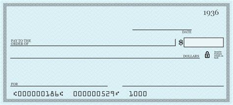 customizable blank check template  professional templates blank
