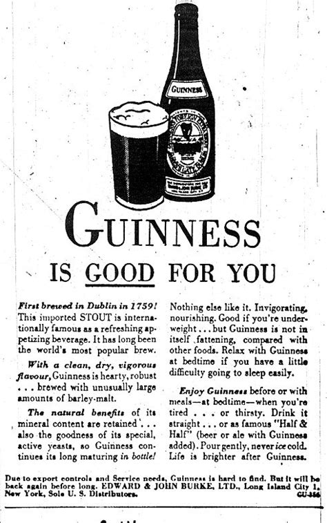 25 Best Images About Guinness 1929 Ad Campaign Guinness
