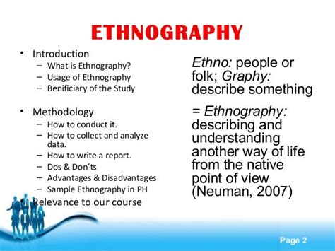 ethnography research