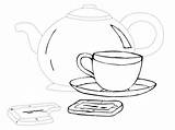 Coloring Kitchenware Pages sketch template