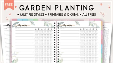 garden planner printable world  printables