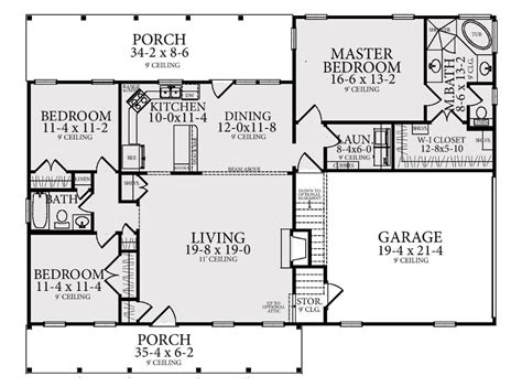 story ranch style house plan  southern trace house plans  story ranch style homes