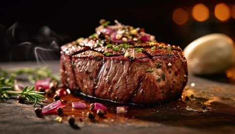 Premium Ai Image Grilled Steak Juicy And Tender A Gourmet Meal On