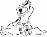 Yogi Coloring Bear Pages Animated Coloringpages1001 Gifs Do Clipart Popular sketch template