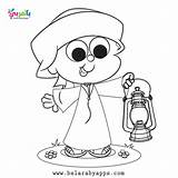 Ramadan Kids Coloring Activities Pages Colouring Printable Lantern Template Drawing Islamic Choose Board sketch template