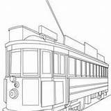 Coloring Tram Pages Tramway Francisco San Old Transportation Color Printable Hellokids Designlooter 220px 69kb sketch template