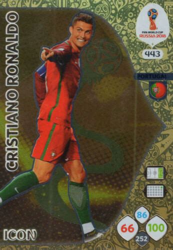 Cristiano Ronaldo Icon Adrenalyn Xl Fifa World Cup 2018 Card Portugal