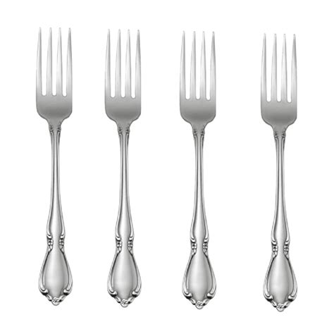 oneida chateau fine flatware set  stainless set   dinner forks